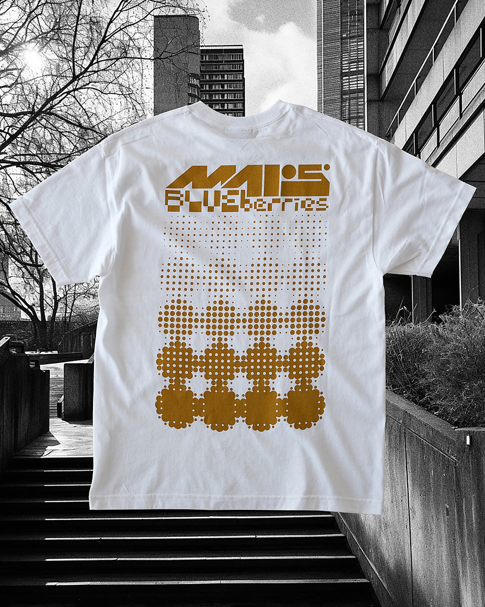 1-Form (Ver. A) T-Shirt in White and Sepia